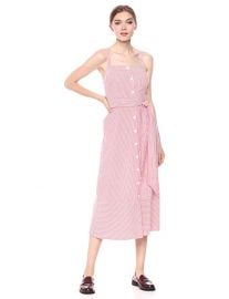 Michael Stars Raina Stripe Button Front Dress at Amazon